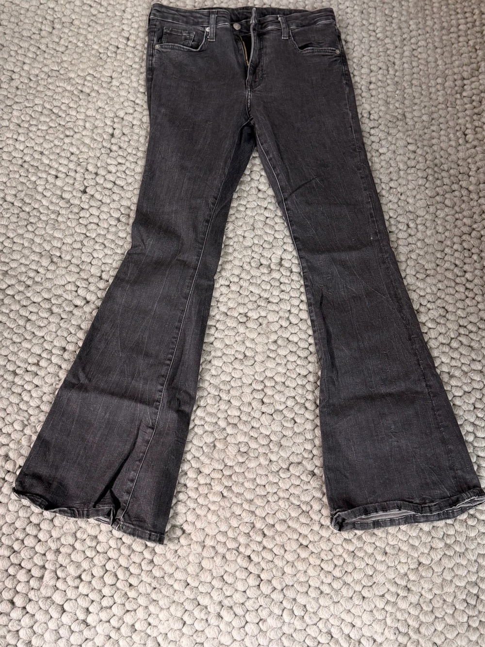 NWOT H&M Black Washed Flare Jeans